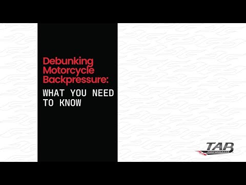 Debunking Motorcycle Backpressure: What you need to know