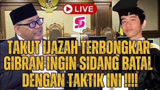 Download lagu GIBRAN TERPOJOK, COBA BATALKAN SIDANG IJAZAH ??? mp3 Download lagu GIBRAN TERPOJOK, COBA BATALKAN SIDANG IJAZAH ??? mp3