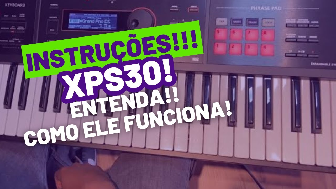 XPS30! Como ele funciona!! Aprenda as principais funções dele! #music #roland #xps30 #synth