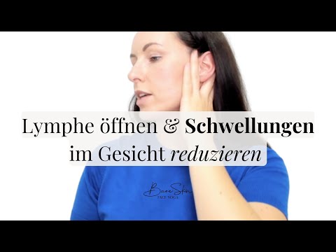 This helps against swollen eyes (lymphatic drainage for the entire face)