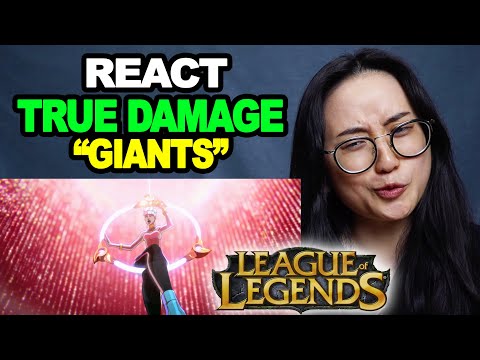 My REACTION to True Damage "GIANTS" Music Video | League of Legends | REACT