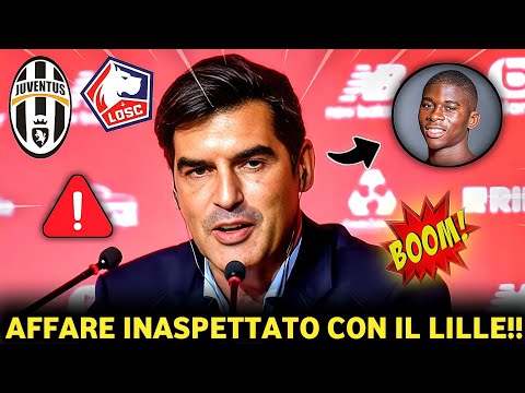 QUESTO È' SPETTACOLARE! GIOVANE PROMESSA DI 19 ANNI IN JUVENTUS. JUVENTUS CHIUDE L'AFFARE CON LILLE