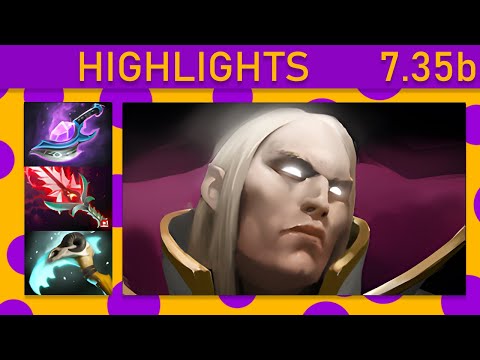 🔥Yatoro雨 Invoker 30+ Kills! Mid Highlights 7.35b - Dota 2 Top MMR