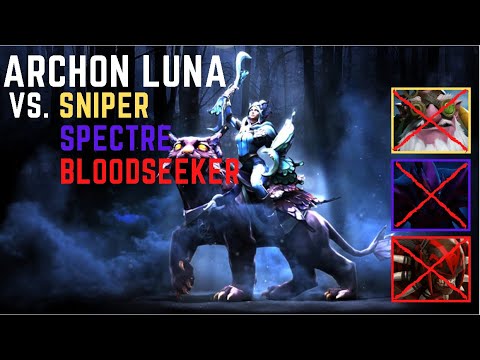 Archon Luna vs. Sniper mid! still with a broken mouse.