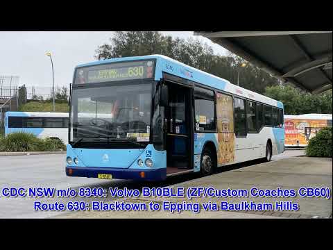 CDC NSW m/o 8340: Volvo B10BLE (ZF/Custom Coaches CB60)