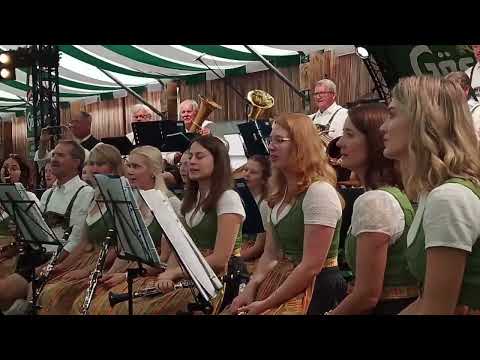 Musikkapelle Surheim aus Bayern Dem Land Tirol die Treue Wiener Kaiser Wiesn Oktoberfest 2025