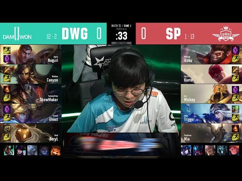 DWG vs SP | W8D3 | Match 72 Game 1 | LCK Summer Split 2020 – S10| DAMWON Gaming vs SeolHaeOne Prince