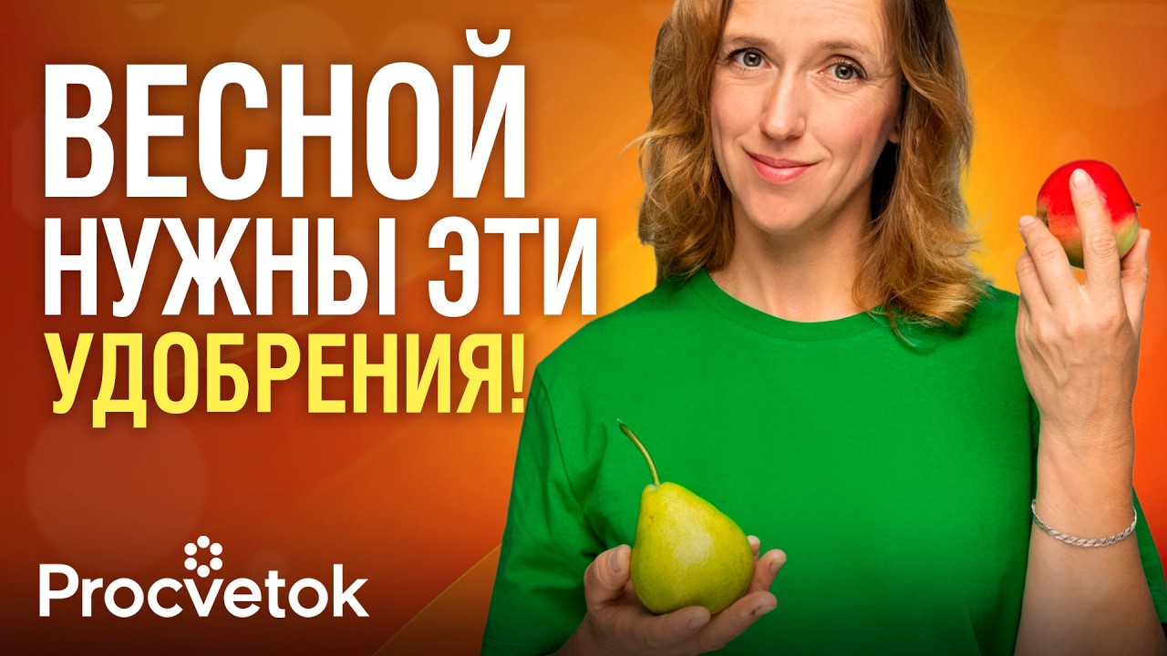 ЯБЛОНЯМ И ГРУШАМ ВЕСНОЙ ЭТО НУЖНО КАК ВОЗДУХ! Выбираем лучшее весеннее удобрение