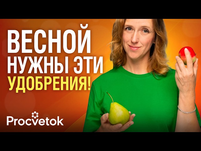 ЯБЛОНЯМ И ГРУШАМ ВЕСНОЙ ЭТО НУЖНО КАК ВОЗДУХ! Выбираем лучшее весеннее удобрение