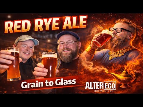 grain to glass: Brewing a Red Rye Ale | Rye IPA Recipe from Alter Ego Brewery