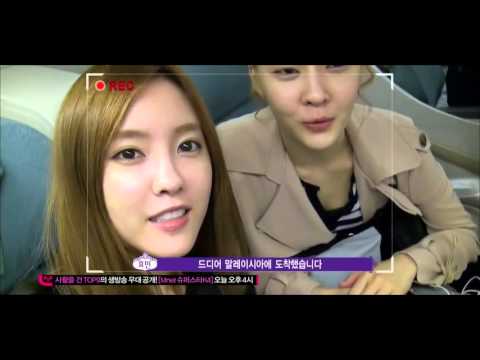 121020 T-ara - Selfcam on the plane