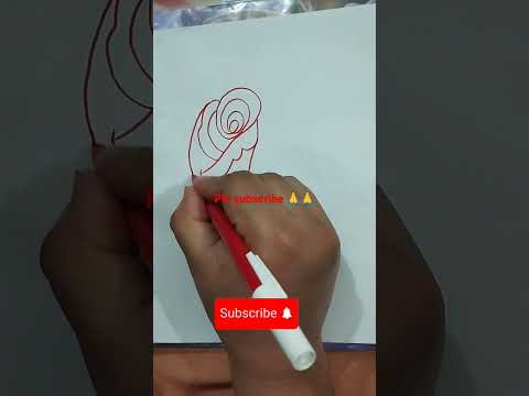 Easy drawing of Flower/Rose 🌹🌹#trending #youtubeshorts #viral #shorts #easy #easydrawing #flowers