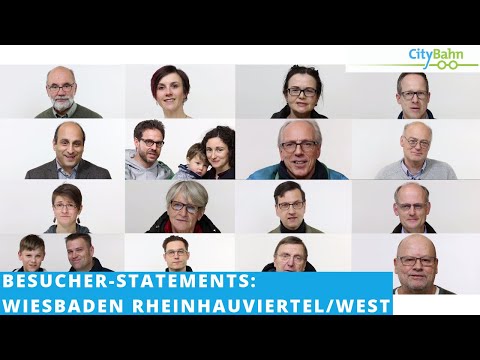 CityBahn Statements: Infomesse WI Rheingauviertel/Westend