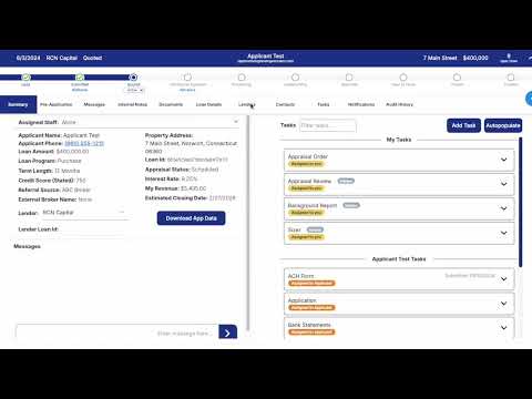 Loan Data & Lender Matching Lending Automator tutorial video thumbnail