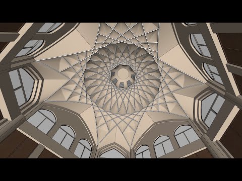 3d modeling the Karbandi of Dowlat Abat garden using Sketchup