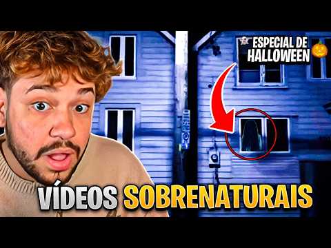 REAGINDO A VÍDEOS REAIS (SOBRENATURAIS!)😨 - Especial Halloween