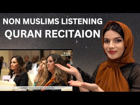 Non Muslims Witness Emotional Quran Recitation - Surah Hashr | Reaction