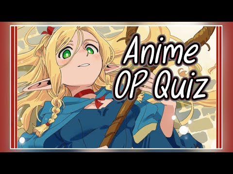 Anime Opening Quiz (50 SONGS)