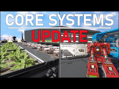 CORE SYSTEMS UPDATE for Space Engineers | Base Game and DLC Update/New Block Showcase