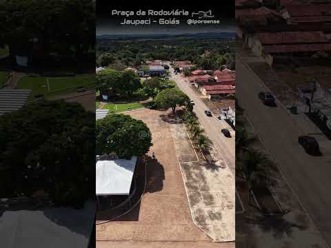 JAUPACI GOIÁS, PROJETO VISÃO AÉREA - PRAÇA DA RODOVIÁRIA.
