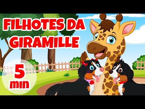 Filhotes da Giramille - 5 min | Desenho Animado Musical