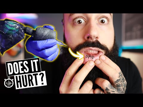 How Much does it HURT to Tattoo the INNER LIP? | Is it as Painful as people say?