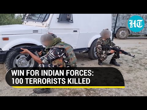 Over 100 terrorists killed by Indian forces in 2021; 3 killed in Sopore today | Hindustan Times