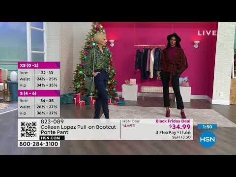 Colleen Lopez PullOn Bootcut Pant