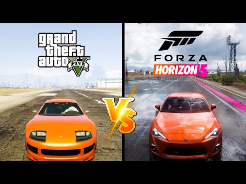 GTA 5 vs Forza Horizon 5 Physics and Details Comparison