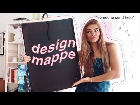 DESIGN STUDIUM Mappe 4.Semester (someone send help) Weekly Vlog #15 // I'mJette