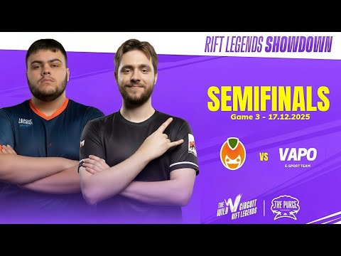 MM vs. VAPO - Game 3 (Bo5) | Semifinals | Wild Circuit 2025 Fall: Rift Legends - Showdown