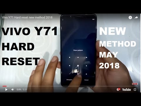 Vivo Y71 Hard reset new method 2018