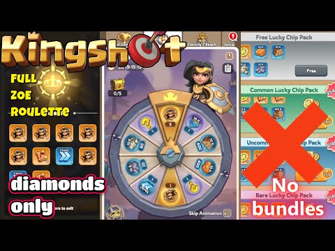 ZERO BUNDLES FULL DIAMOND ZOE SPIN  IN KINGSHOT