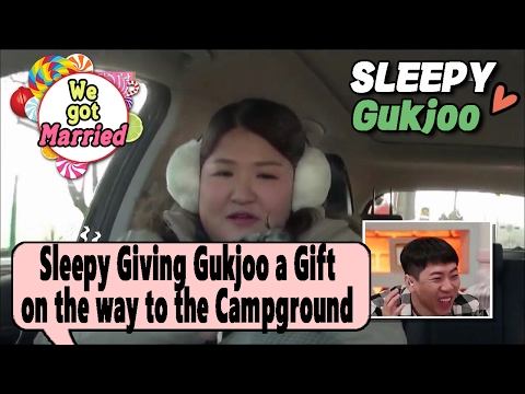[We got Married4]  SLEEPY the Sunday Driver Giving Gukjoo a Gift  20170218