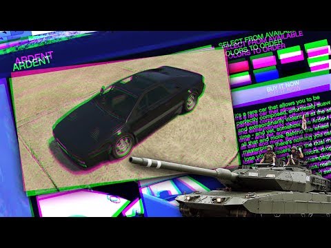 TENK OD AUTA U GTA V ! Grand Theft Auto V - Ocelot Ardent - Gunrunning DLC