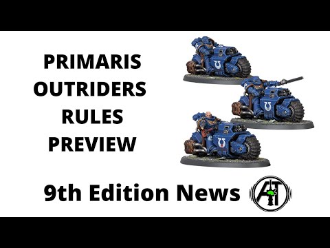 Primaris Outriders - Rules Preview, Statline and Wargear - Bikers from Indomitus Box