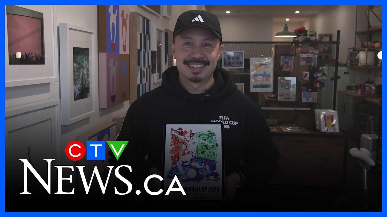 Local artist helped design official World Cup poster