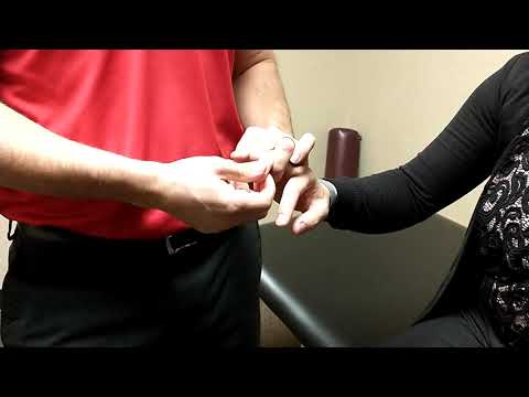 How perform Hoffman's reflex test properly