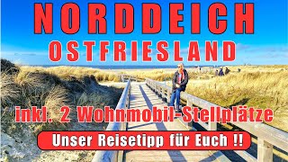 ❤️NORDDEICH❤️ REISETIPP OSTFRIESLAND, NORDSEE, Wohnmobil-Stellplatz No