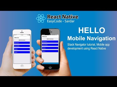 1 React Native Navigation Stack Navigator Tutorial Mobile App Development Using React Native