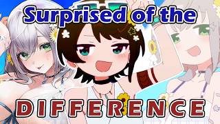 Subaru was shocked to see Noel's hololive Dreams swimsuit illustration [hololive/ENG Subs]