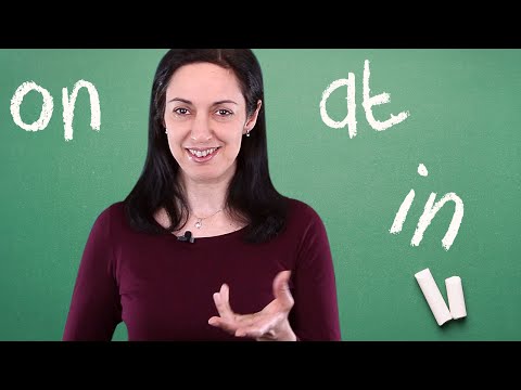 Prepositions in Common Phrases #1 - English Speaking and Grammar Lesson
