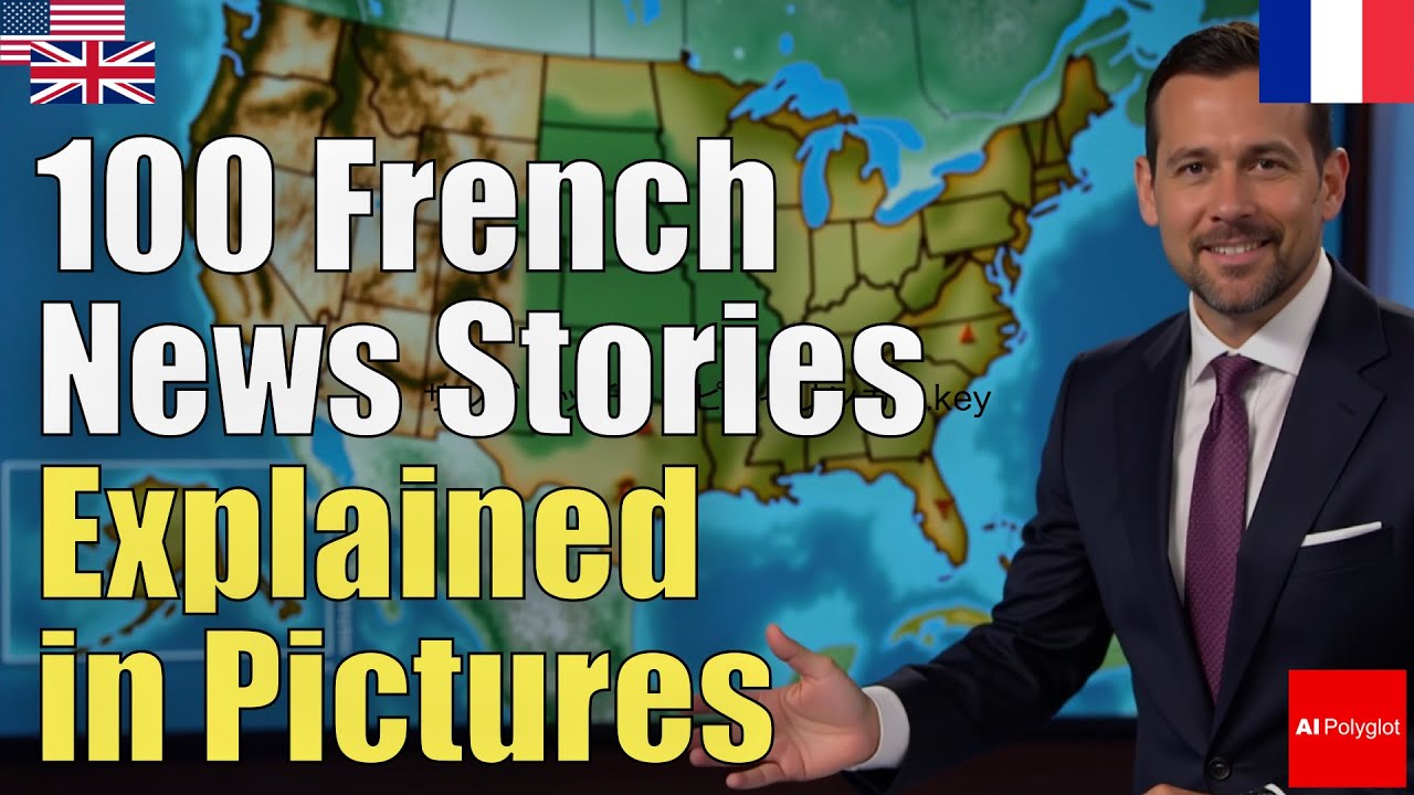 100 French News Stories Explained in Pictures | Natural Listening | Must-Know