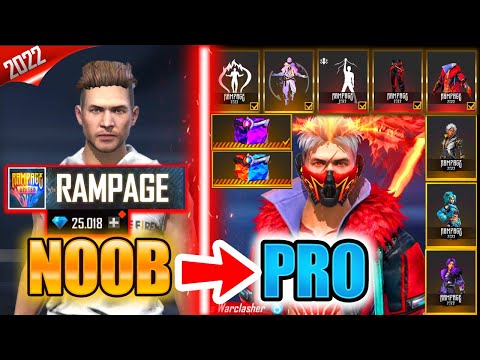 Free Fire new account to *PRO* 25k diamonds - look how it became😱🔥