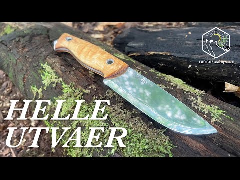 【キャンプギア】HELLE UTVAER（ヘレ　ユートゥベーラ）ブッシュクラフトに最適のナイフ！使用レビュー。