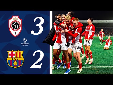 HIGHLIGHTS | R Antwerp FC 3-2 FC Barcelona | UEFA Champions League Game 6 | 2023-2024