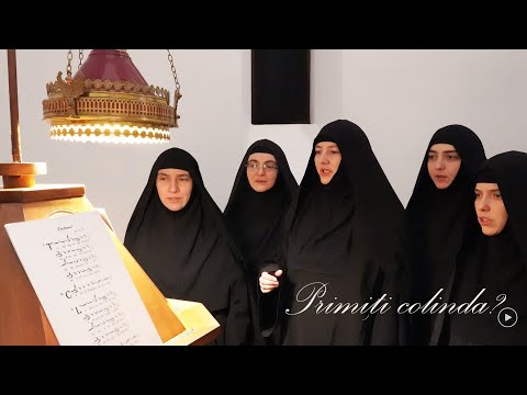 Colind felicitare Nasterea Domnului, Om frumos, Manastirea Nera, 2023