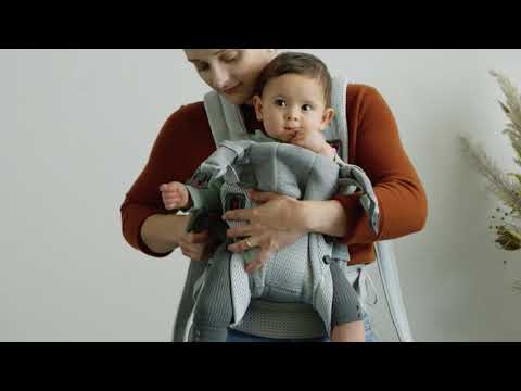 BABYBJORN nešioklė HARMONY 3D Mesh, sidabrinė, 088004 video