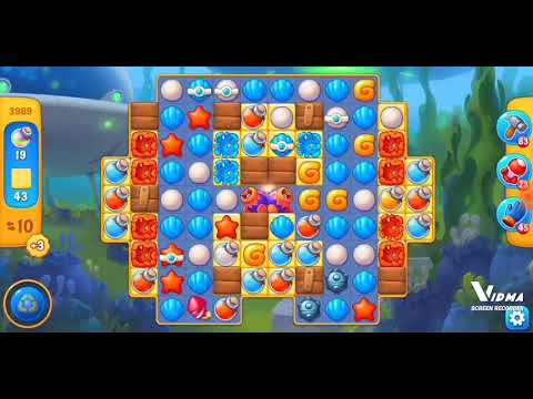 Fishdom. 3989 level no boosters and diamonds