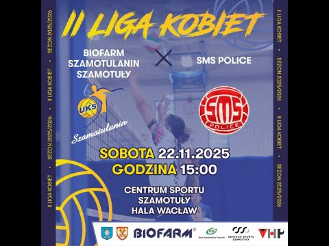 II Liga Kobiet: Biofarm Szamotulanin Szamotuły - SMS Police